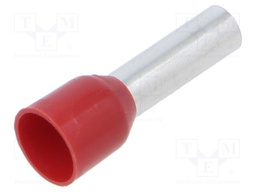 Tip: bootlace ferrule; insulated; copper; 10mm2; 15mm; tinned