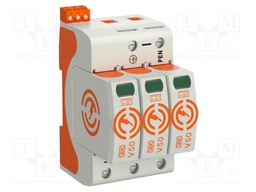 Surge arrestor; Mounting: DIN; IP20