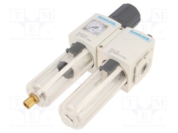 Air preparation set; 2300l/min; Max working press: 10bar; 5um