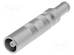 Connector: coaxial; Series: 00; plug; female; soldering; for cable