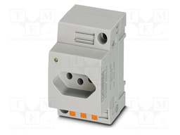 Connector: AC supply; socket; female; 10A; PIN: 3; push-in; 250VAC