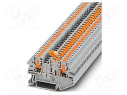 Splice terminal: rail; PTV; 20A; 400V; push-in; PA; L: 36.9mm