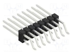 Connector: pin strips; pin header; male; PIN: 16; 2.54mm; SMT; 2x8