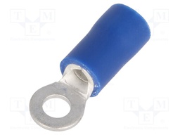 Ring terminal; M3; Ø: 3.2mm; 1.5÷2.5mm2; crimped; for cable; tinned