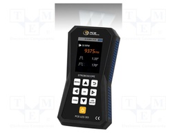 Meter: tachometer, LED stroboscope; Display: LCD 2,8"; IP52; 4.5h