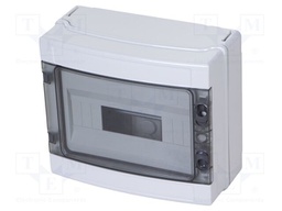 Enclosure: for modular components; IP65; wall mount; grey; 40 CD