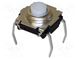 TACT SW, SPST-NO-DB, 0.05A, 12V, SOLDER