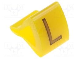 Markers for cables and wires; Label symbol: L; 1.7÷3.5mm; H: 7mm