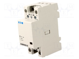 Contactor: 4-pole installation; NC x2 + NO x2; 24VAC; 25A; DIN