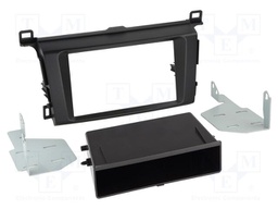 Radio frame; Toyota; 2 DIN; black