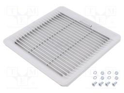 Filter; IP54; 177x177mm; Colour: grey (bright)