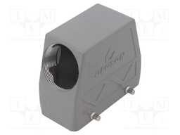 Enclosure: for HDC connectors; size D16B; for cable; angled; M40