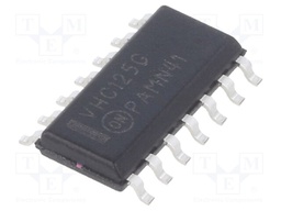 IC: digital; 3-state,bus buffer; Ch: 4; IN: 2; CMOS; SMD; SOIC14; VHC