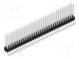 Connector: pin strips; pin header; male; PIN: 64; 1.27mm; SMT; 2x32