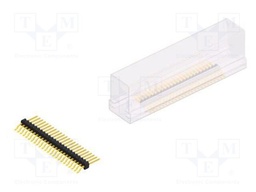 Connector: pin strips; pin header; male; PIN: 24; 1.27mm; SMT; 1x24