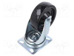 Transport wheel; Ø: 100mm; W: 35mm; H: 130mm; torsional; 160kg