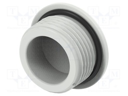 Stopper; polyamide; light grey; IP68; Entrelec; Gland: PG13,5; 10mm