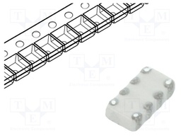 Capacitor: ceramic; MLCC,array capacitors; 100pF; 50V; C0G; ±10%