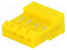 Plug; wire-board; female; MTA-156; 3.96mm; PIN: 4; IDC; for cable