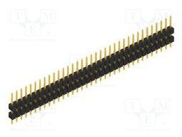 Connector: pin strips; pin header; male; PIN: 35; 2.54mm; THT; 1x35