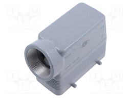 Enclosure: for HDC connectors; C-TYPE; size 77.27; high; PG29
