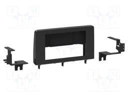 Radio frame; Honda; 2 DIN; black