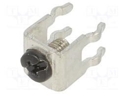 Terminal: screw terminal; THT,screw terminal; black; 7x5mm