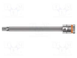Key; Hex-Plus hexagon keys,socket spanner; HEX 5mm; 1/4"; 100mm