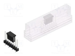 Connector: pin strips; pin header; male; PIN: 8; 2.54mm; SMT; 1x8