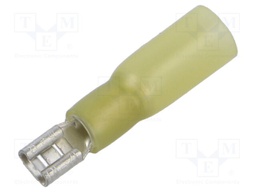 Terminal: flat; 4.8mm; 0.8mm; female; 4÷6mm2; crimped; for cable