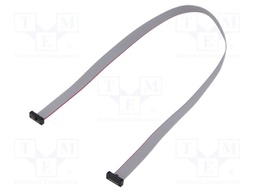 Ribbon cable with IDC connectors; Tape ph: 0.64mm; 406.4mm