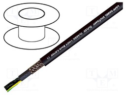Wire; ÖLFLEX® CLASSIC 110 CY BLACK; 7G1,5mm2; PVC; black; 0.6/1kV