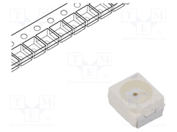 LED; SMD; PLCC2; red; 1210÷3030mlm; 355÷1120mcd; 3.4x3x2.1mm; 120°