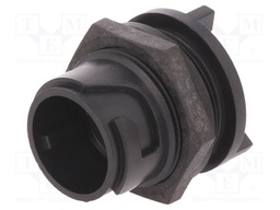 Connector: circular; socket; male; PIN: 10; w/o contacts; UL94V-0