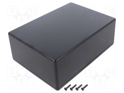 Enclosure: multipurpose; X: 125mm; Y: 175mm; Z: 65mm; TW; ABS; black