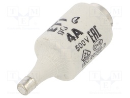 Fuse: fuse; gG; 4A; 500VAC; 500VDC; ceramic; DII; D