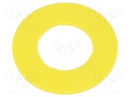 Warning plate; 22mm; 3SU1.5; -25÷70°C; Ømount.hole: 22mm; Ø: 45mm