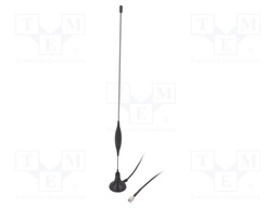 Antenna; 3G,GSM; 5dBi; magnet; 824÷894MHz,900MHz,1.8GHz; male,SMA