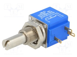 Potentiometer: shaft; multiturn; 10kΩ; 1W; ±5%; 6.35mm; linear