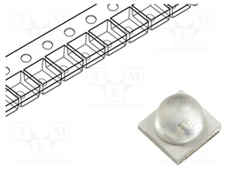 Power LED; UV; 3535; 85°; 150mA; 1W; λd: 365÷370nm,395÷405nm; SMD
