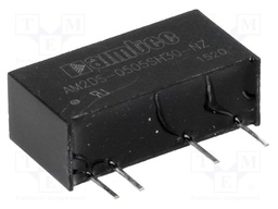 Converter: DC/DC; 2W; Uin: 4.5÷5.5V; 5VDC; Iout: 400mA; SIP7; 2.4g