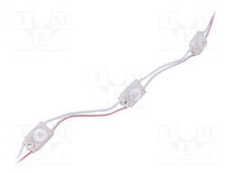 LED; white warm; 3000K; 58lm; 175°; No.of diodes: 1; 11x16x26mm