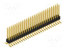 Connector: pin strips; pin header; male; PIN: 54; 1.27mm; SMT; 2x27
