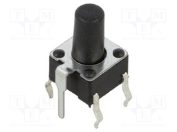 Microswitch TACT; SPST-NO; Pos: 2; 0.05A/24VDC; THT; none; 1.57N