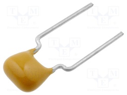 Capacitor: ceramic; MLCC,monolithic; 2.2uF; 50V; Z5U; ±20%; THT