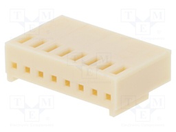 Plug; wire-board; female; NS25; 2.54mm; PIN: 8; w/o contacts; 250V