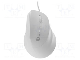 Mouse; CRAKE 2 PRO; white; USB A; optical,wired; 1.5m