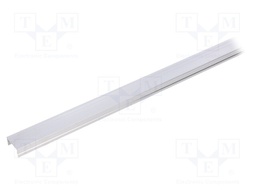 Profiles for LED modules; surface; natural; L: 1m; aluminium