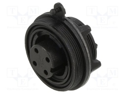 Connector: circular; socket; female; PIN: 4; 10A; 277V; IP68,IP69K