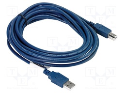 USB 2.0 cable; blue; PicoScope oscilloscopes; 4.5m